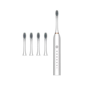Cepillo de dientes eléctrico recargable con 4 cabezales + Envió Gratis
