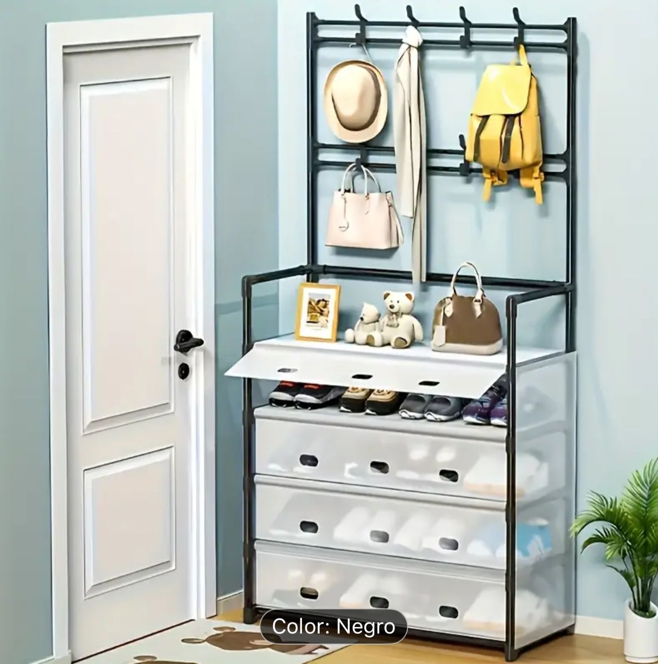 Zapatero Elegante con Tapa Antipolvo 6-7-8-9 (Niveles) con Envío Gratis