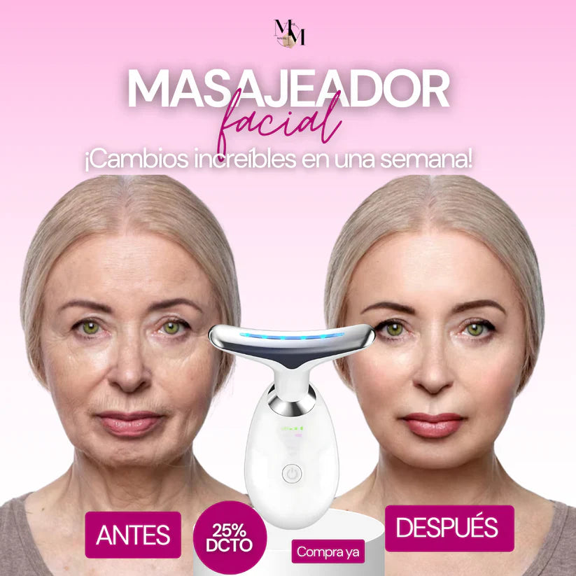 Masajeador Papada Facial luz led + Envío gratis + Atención 24 horas (3502341167)