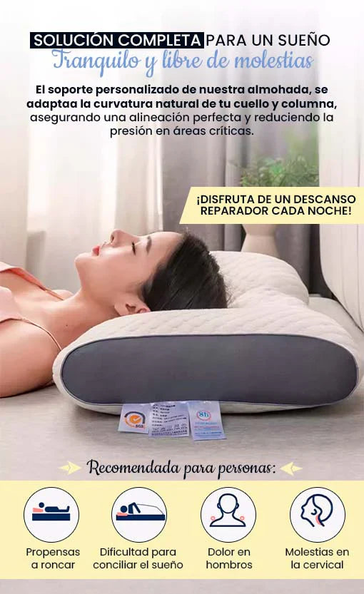 Almohada Cervical Cojin 3d Desconso