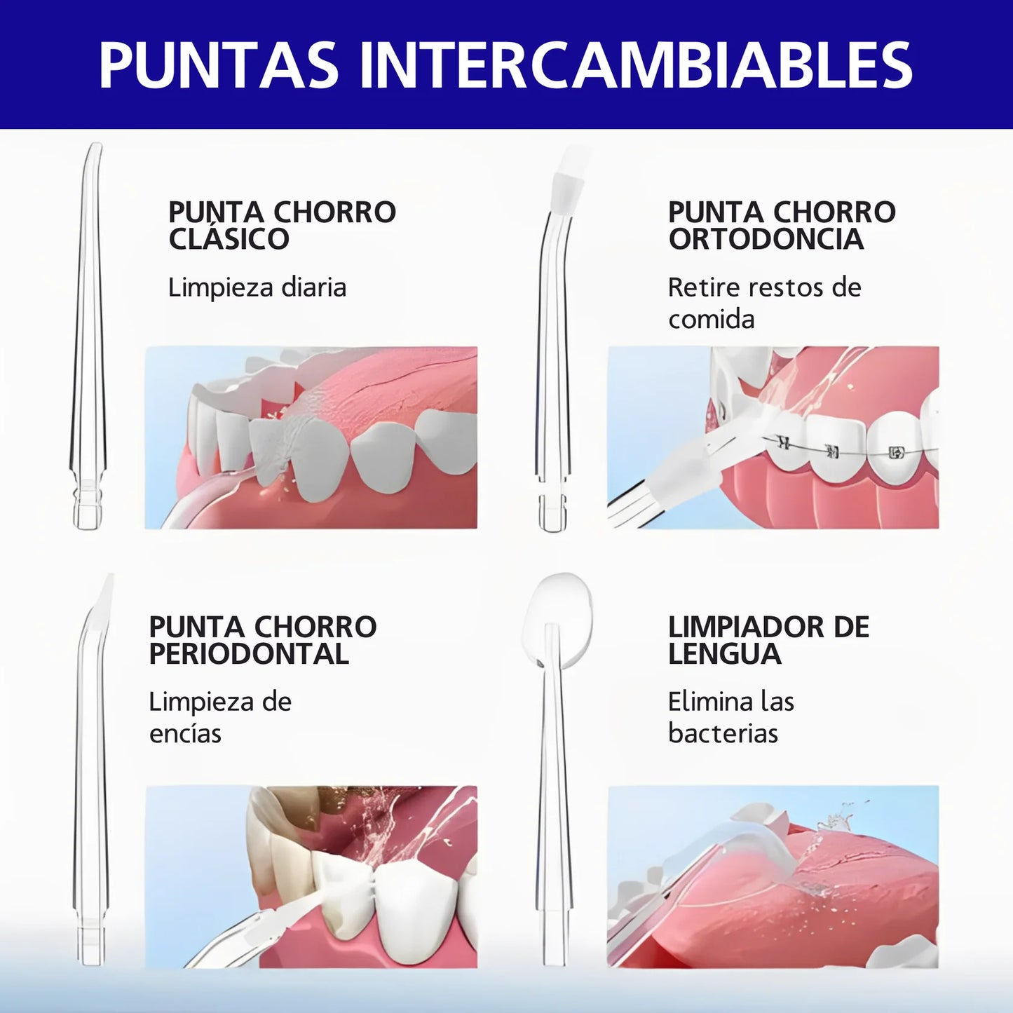 Irrigador Oral Recargable + Envío gratis + Atención 24 horas (3502341167)
