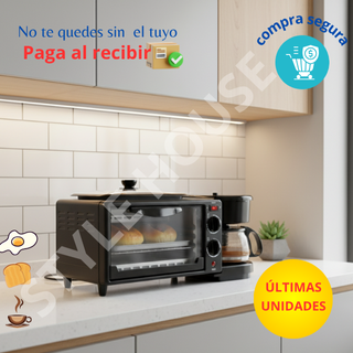 Horno 3 en 1 sokany + cafetera ¡Envío gratis!