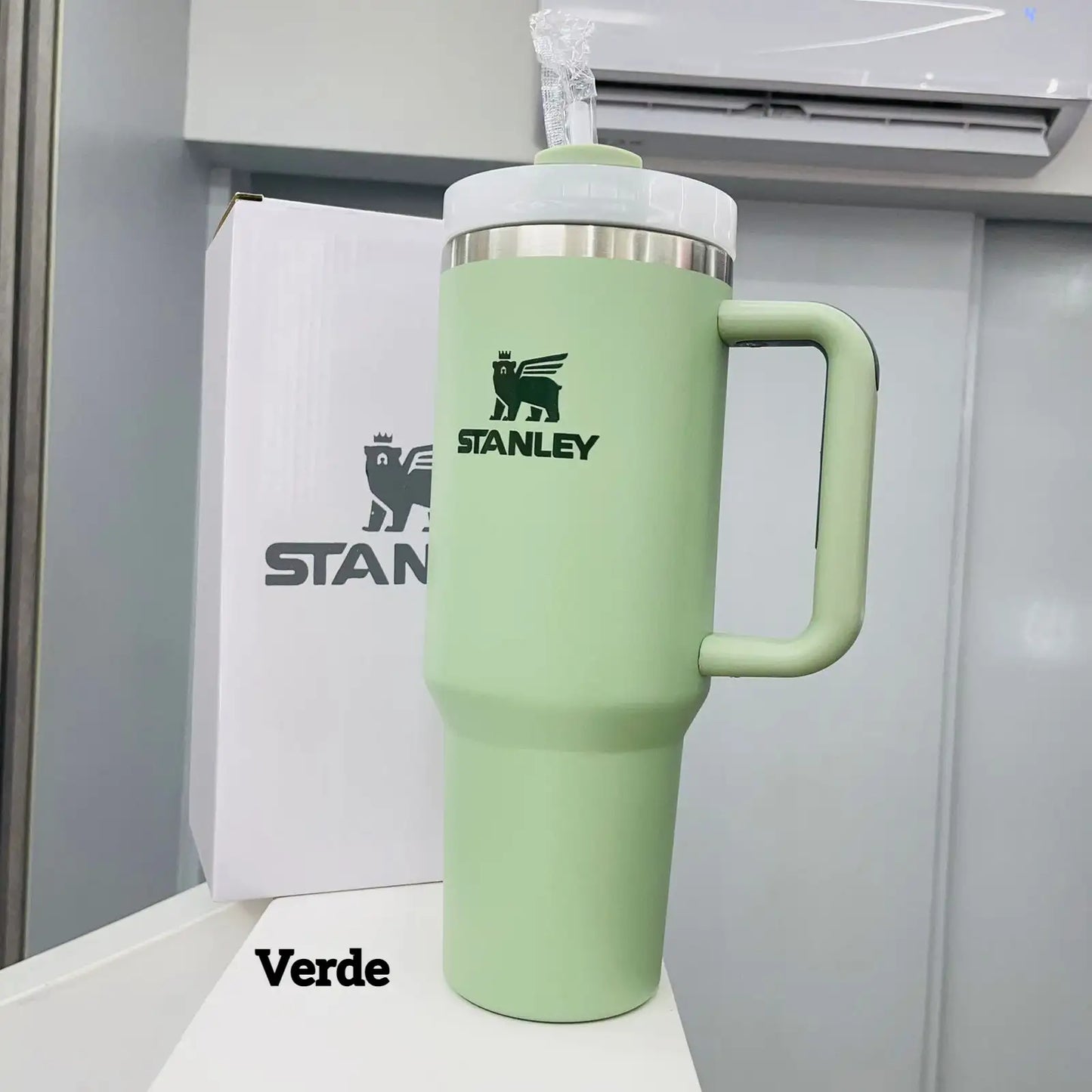 Termo Stanley 40 OZ con pitillo + Envió Gratis + Atención 24 horas (3502341167)