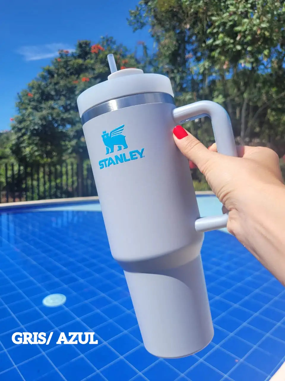 Termo Stanley 40 OZ con pitillo + Envió Gratis + Atención 24 horas (3502341167)