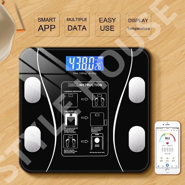 Báscula Inteligente Bluetooth: Control Total de Tu Peso y Salud