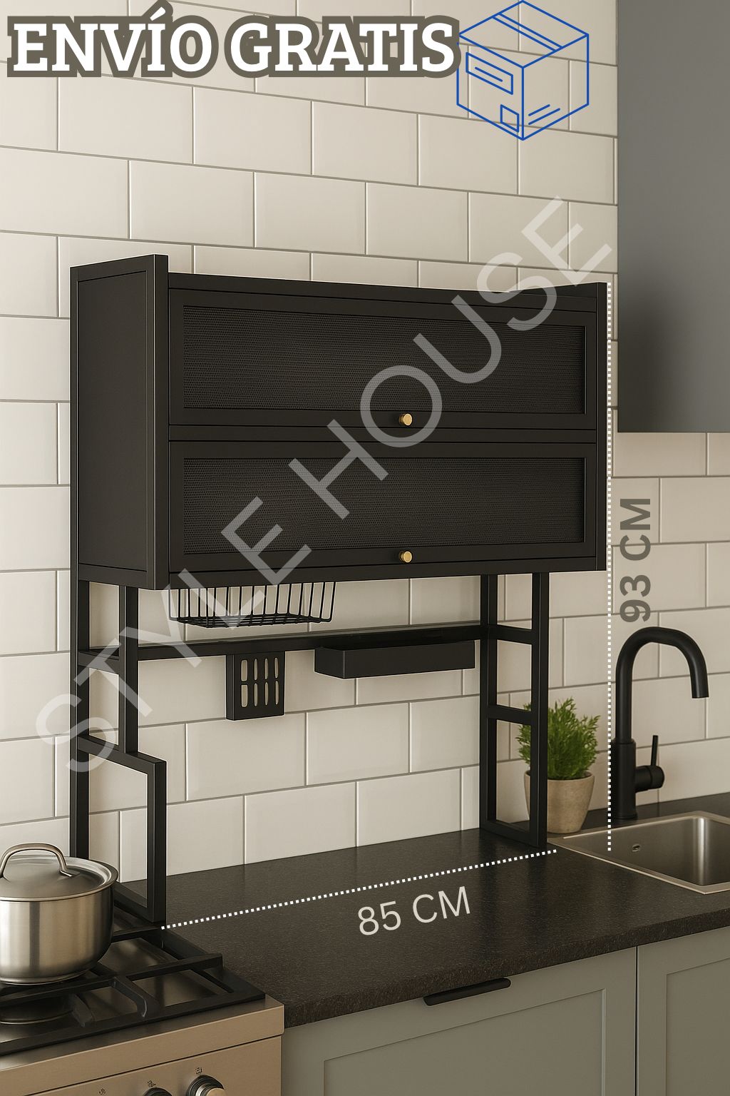 Escurridor de platos dos puestos (65CM Y 85CM) + Envío gratis + Atención 24 horas (3502341167)