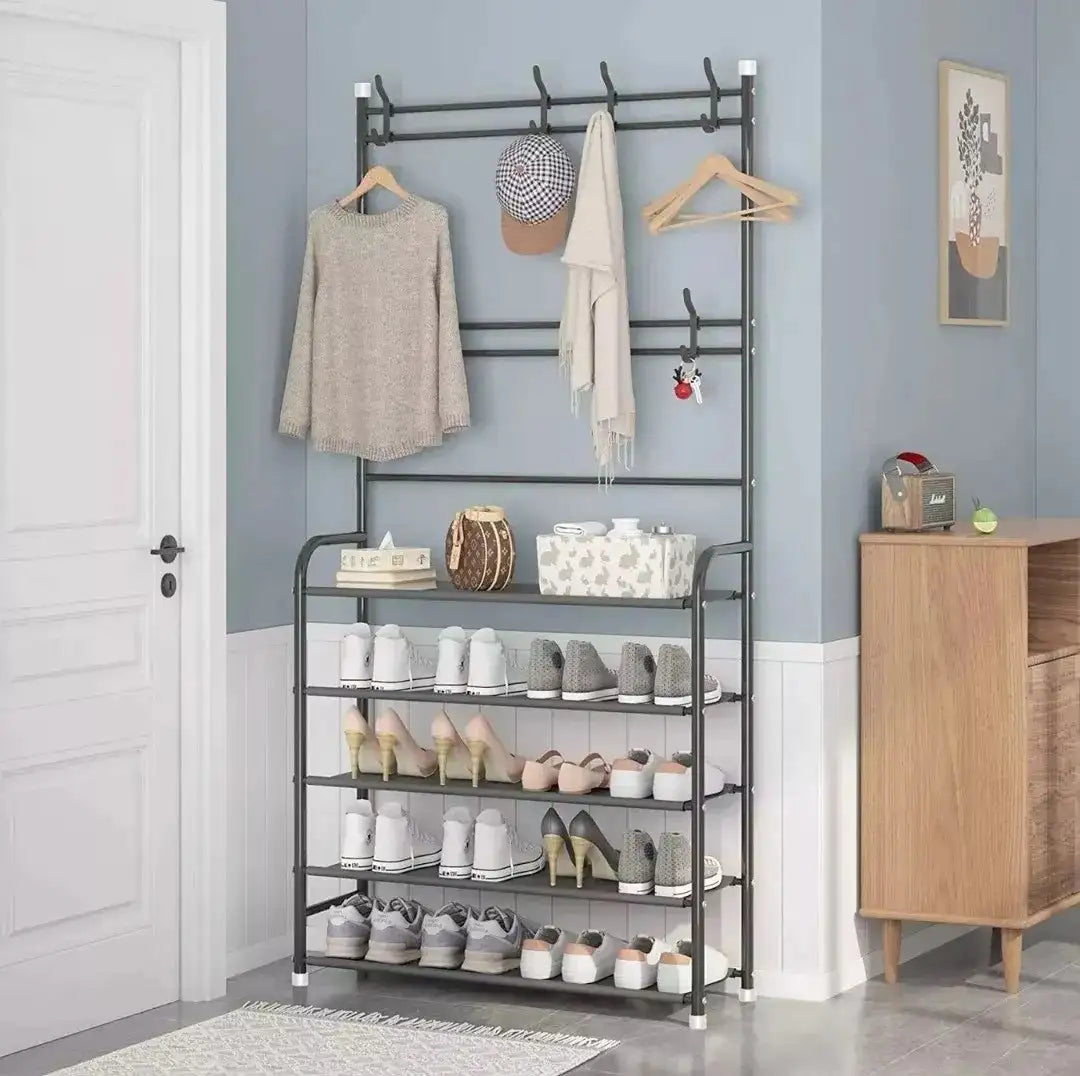 Organizador Zapatero Y perchero 5 niveles + Envió gratis