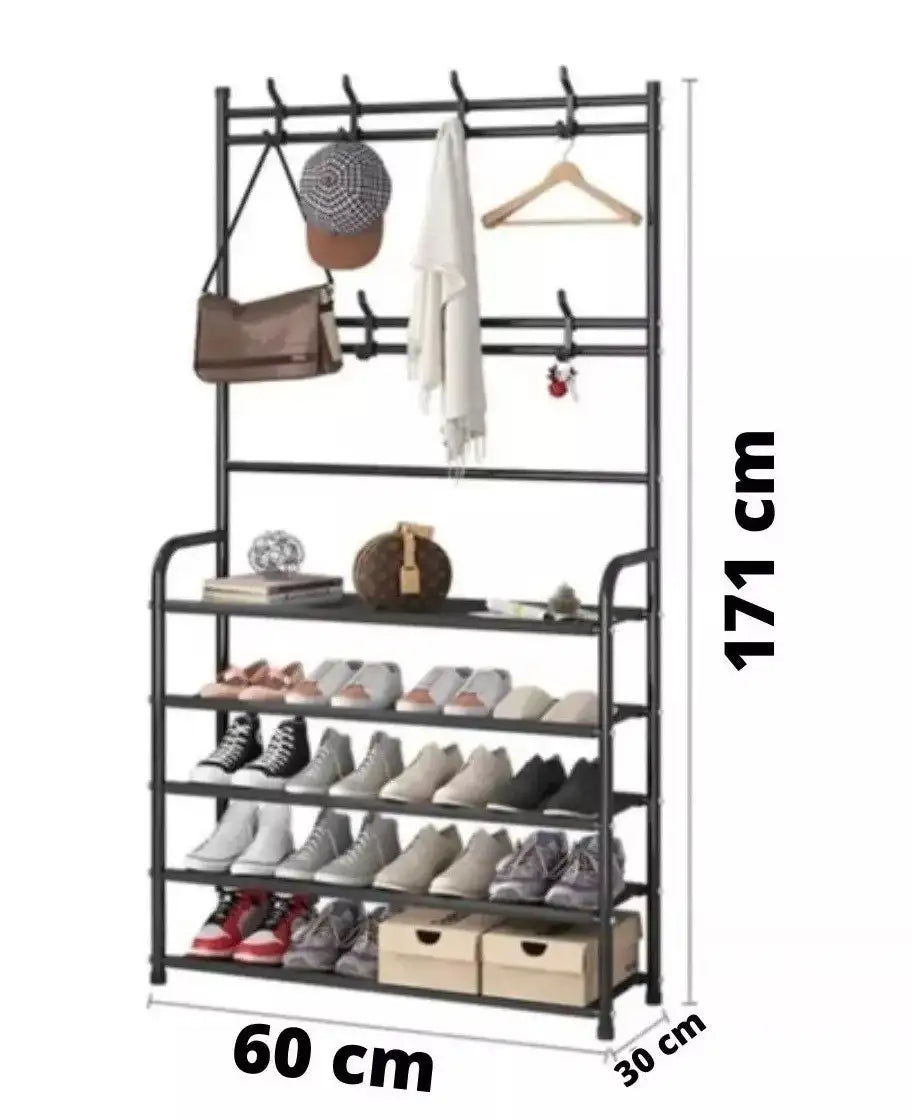 Organizador Zapatero Y perchero 5 niveles + Envió gratis