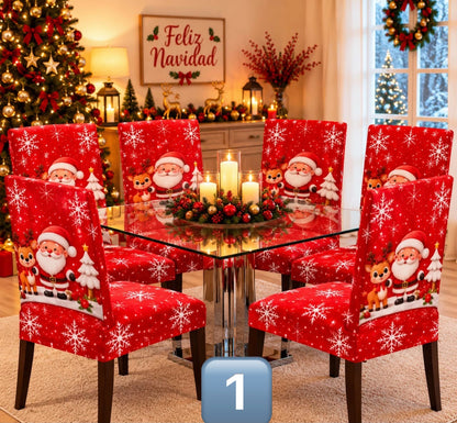 🎅 Pack x4 Fundas Navideñas Calidad Premium
