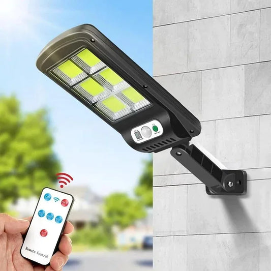 Lampara solar con sensor + Control