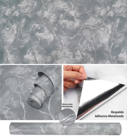 Rollo Papel Vinilo Adhesivo Brillante (10m x 60cm) + Envío Gratis