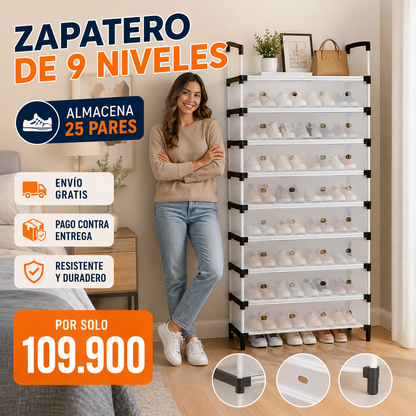 Zapateros con cubierta antipolvo variados!