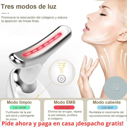 Masajeador Papada Facial luz led + Envío gratis + Atención 24 horas (3502341167)