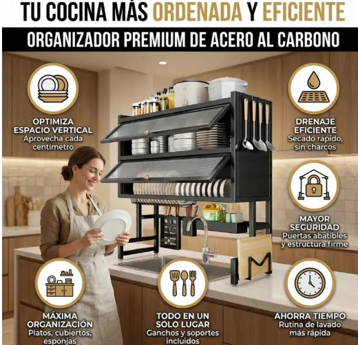 Escurridor De Cajon Platos 2 Niveles