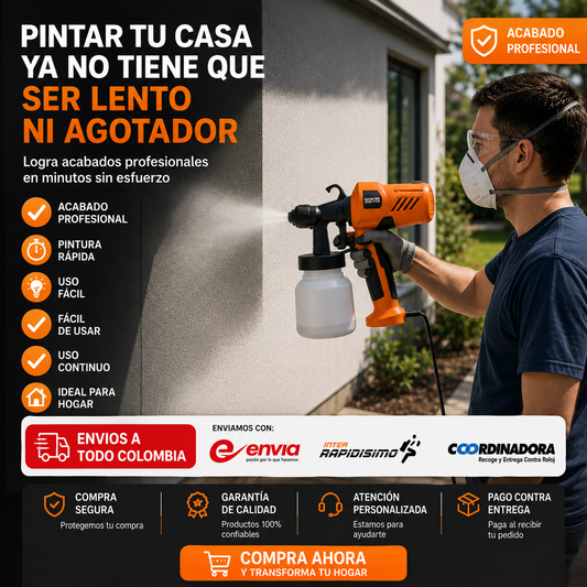 PISTOLA DE PINTURA PULVERIZADORA