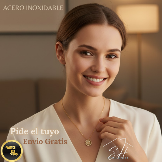 Collar Treboll Corazon acero inoxidable + Caja de regalo