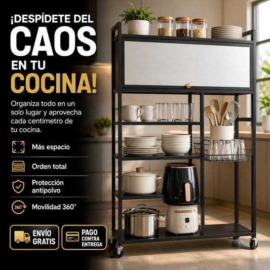 Organizador Cocina Con Ruedas (Multifuncional)