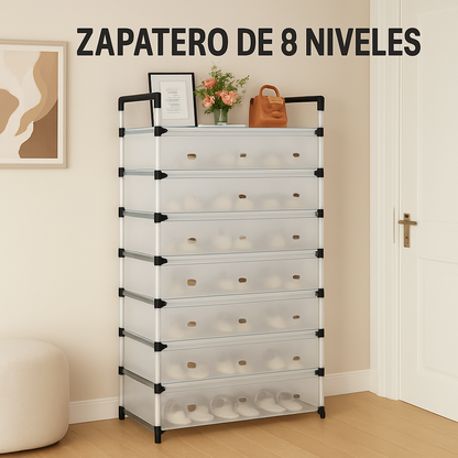 Zapatero con cubierta antipolvo!