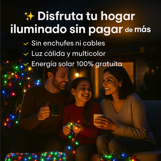 ⭐En Esta Navidad Ilumina Tu Hogar Sin Gastar Luz