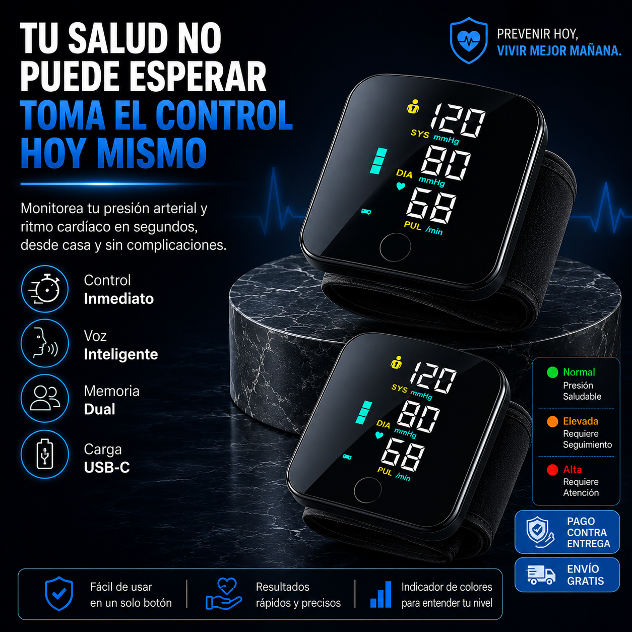 Tensiometro Digital Recargable