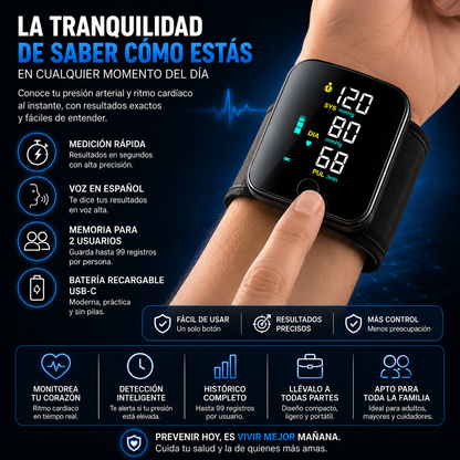 Tensiometro Digital Recargable