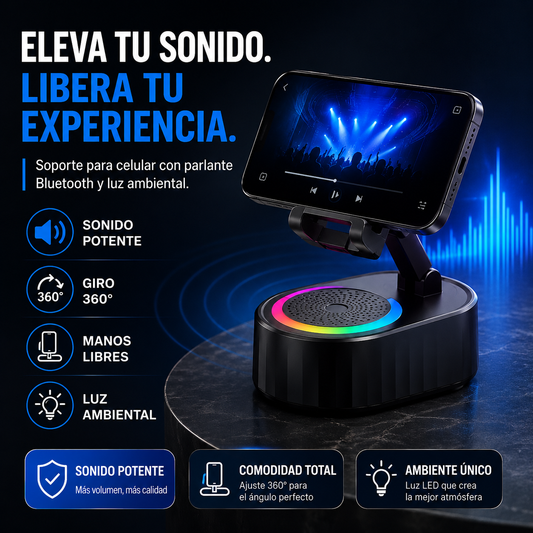 Soporte de Celular con Parlante