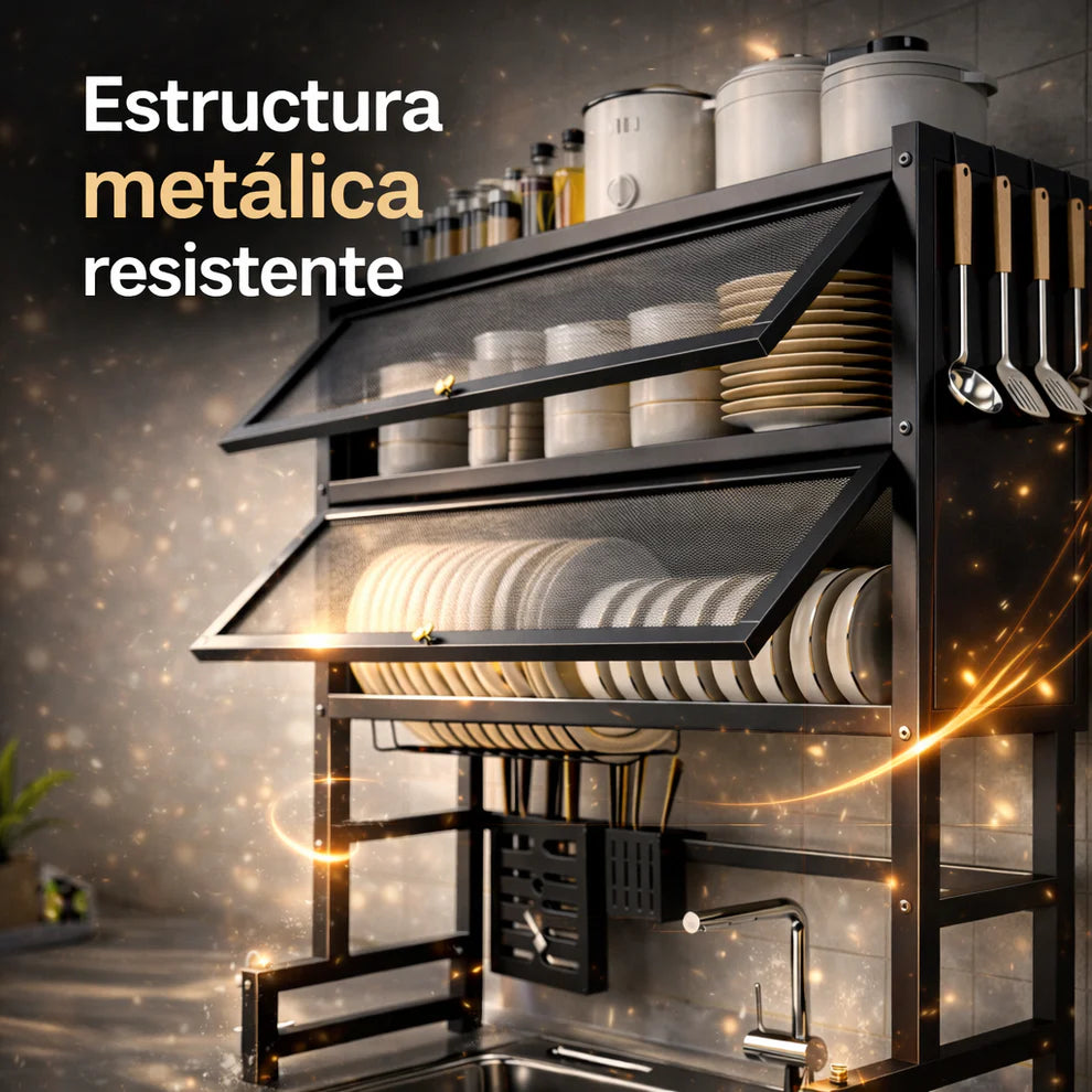 Escurridor De Cajon Platos 2 Niveles