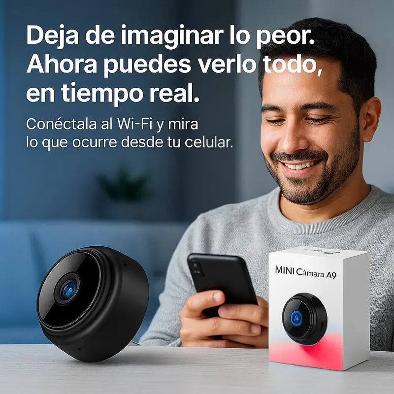 Mini Cámara A9 + Obsequio maquina Barbera-Patillera (Envió Gratis)