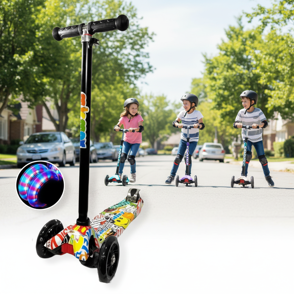 Patineta Scooter Sarabiada, Para Niñ@s