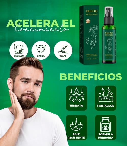 Spray para crecer el cabello HairRevive OUHOE + Envió gratis
