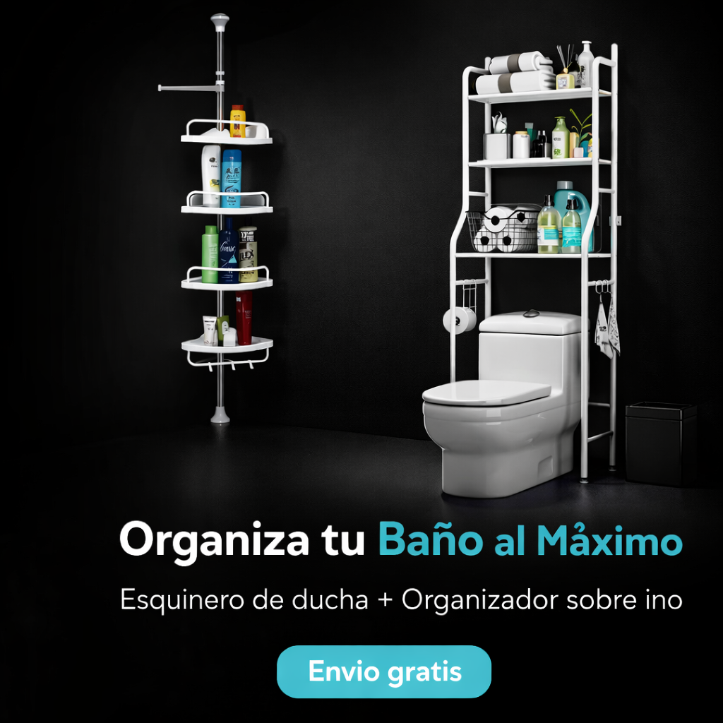 Combo Esquinero Organizador + Estante metalico