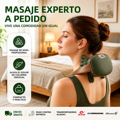 🔥 Masajeador Multifuncional Con Manos 3D